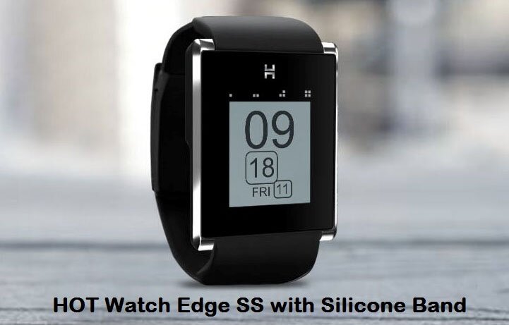 HOT Smart Watch SS with Silicone Band